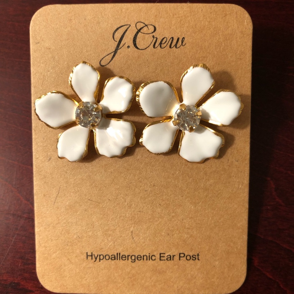 BRAND NEW J Crew Statement Enamel Earrings